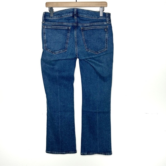 Madewell Maternity Side Panel Kick Out Crop Jeans - Picture 4 of 8